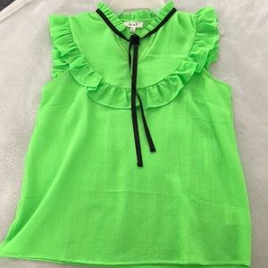 Neon green top